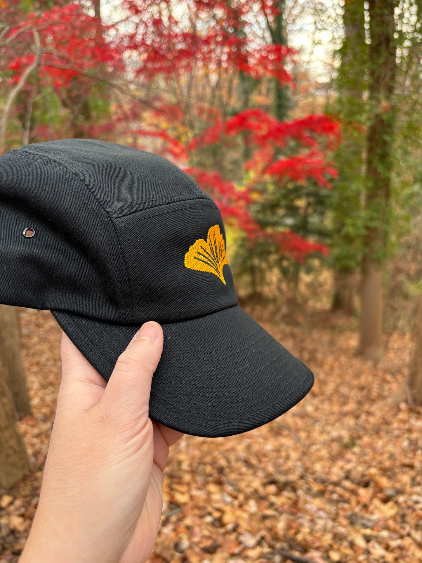 Ginkgo Leaf Five Panel Cap