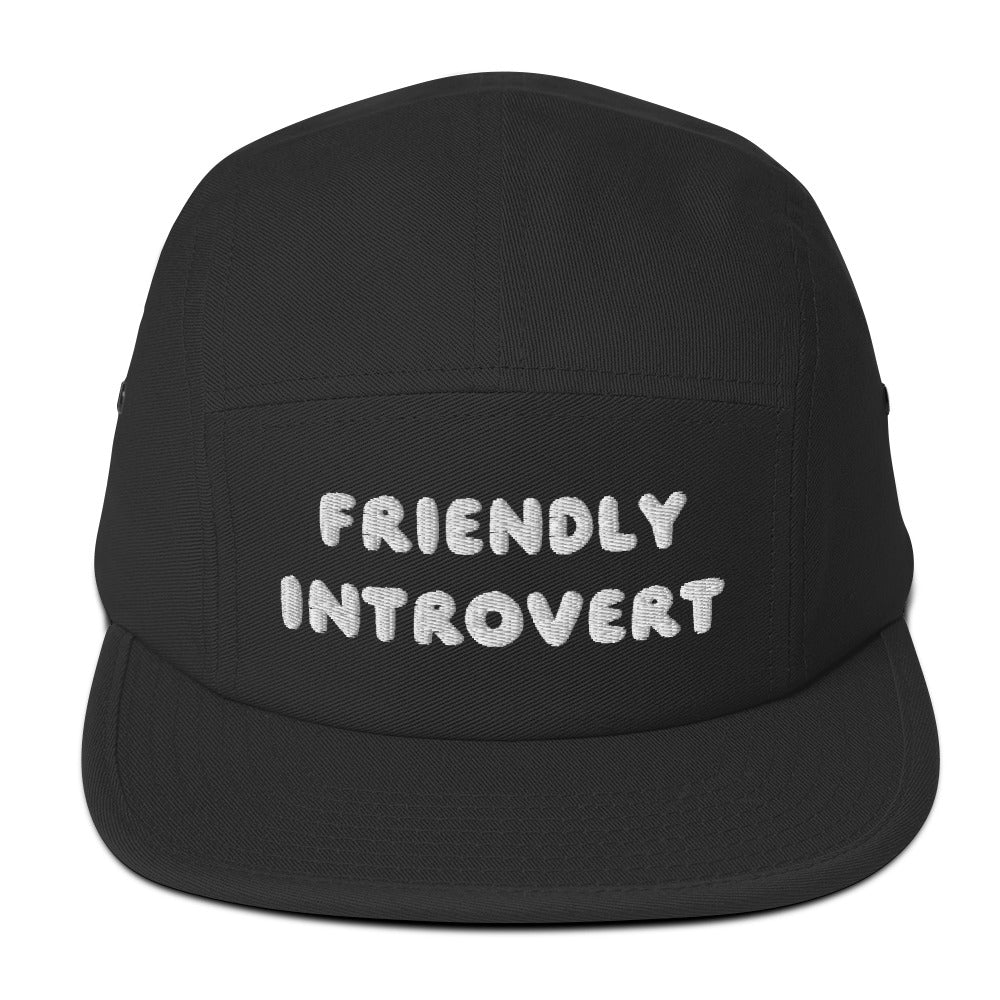 Friendly Introvert embroidered hat, adjustable