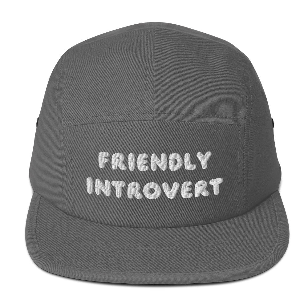 Friendly Introvert embroidered hat, adjustable