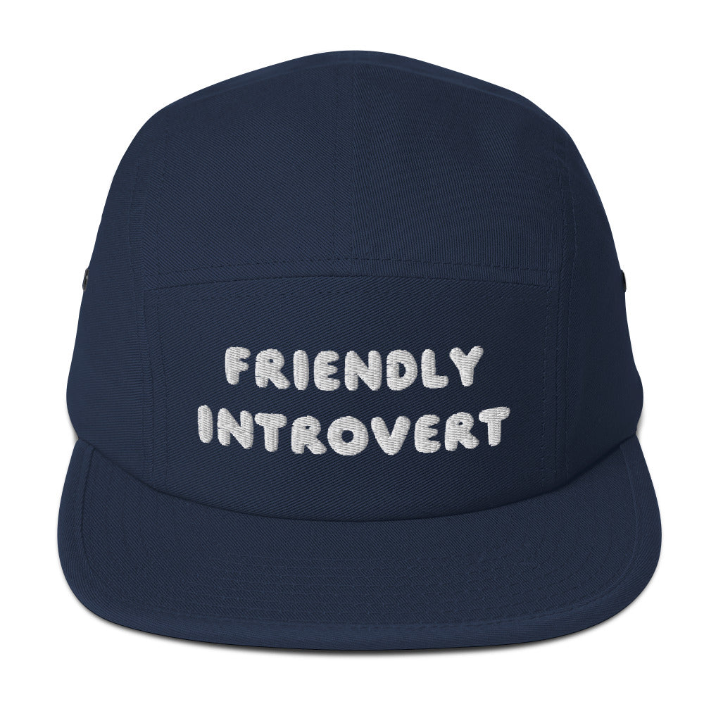 Friendly Introvert embroidered hat, adjustable