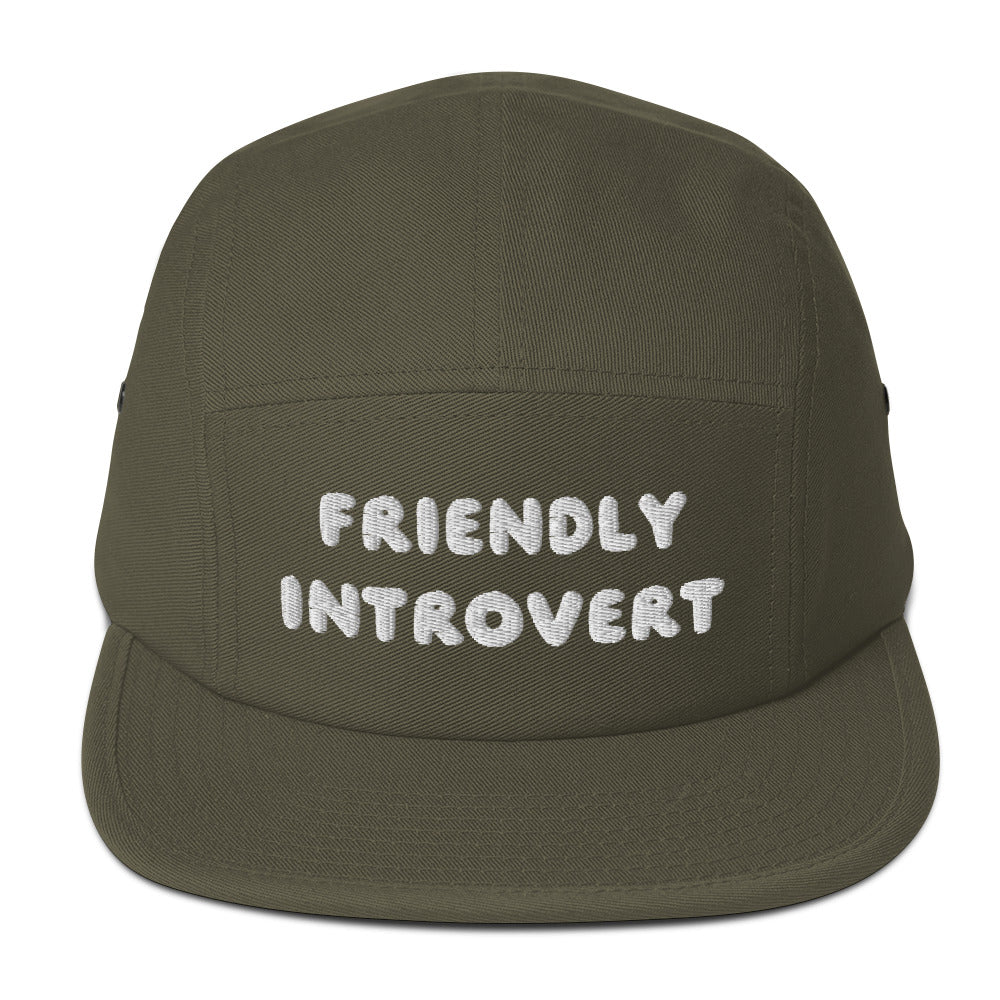 Friendly Introvert embroidered hat, adjustable