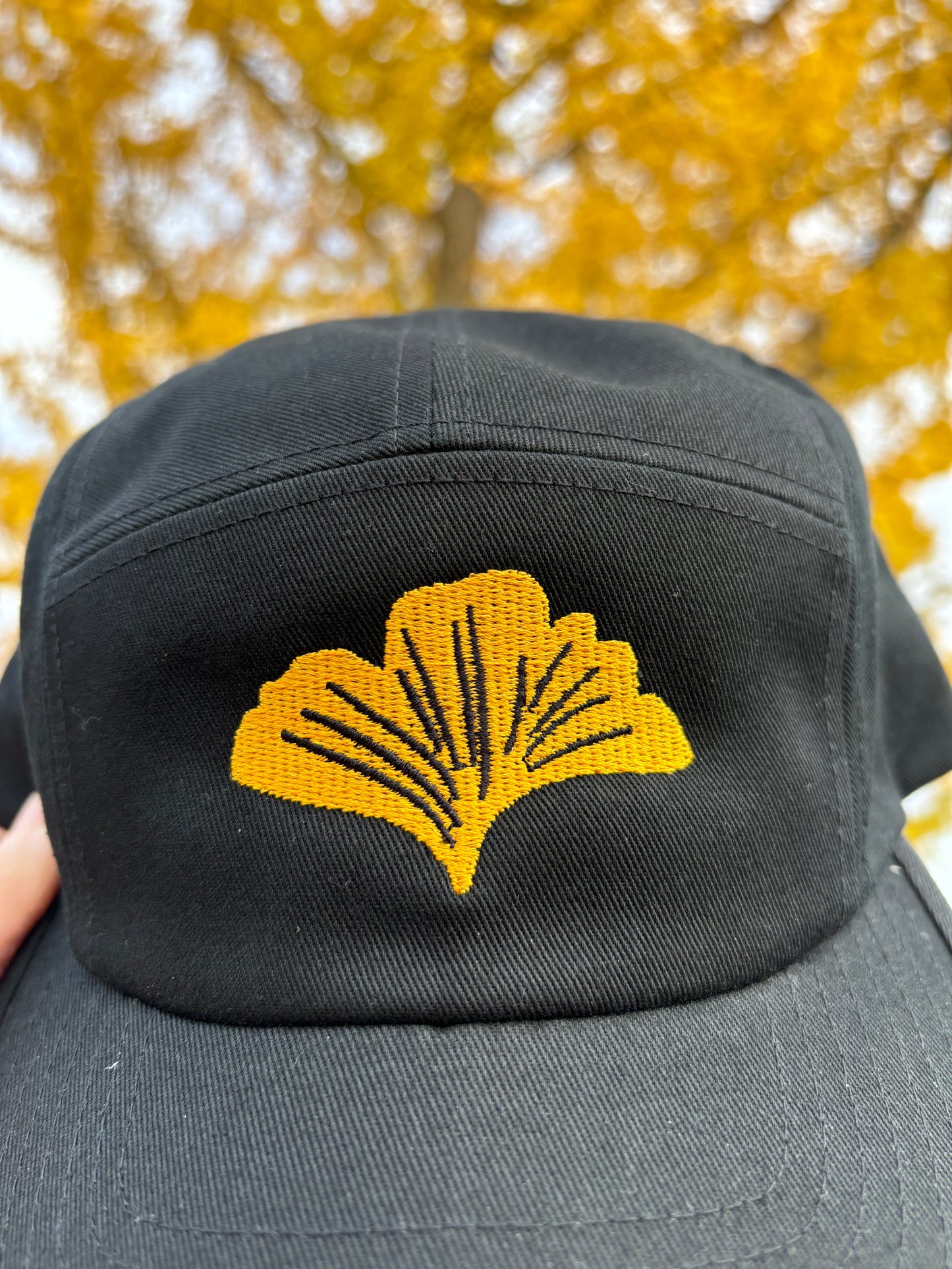 Ginkgo Leaf Five Panel Cap