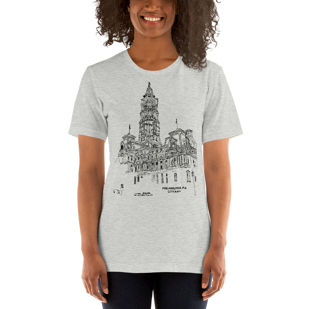 Philly City Hall T-Shirt, Adult, Unisex