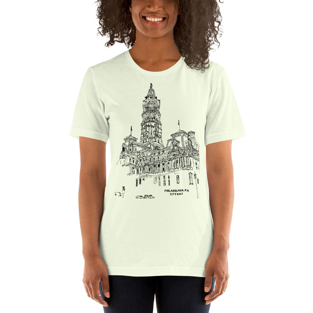 Philly City Hall T-Shirt, Adult, Unisex