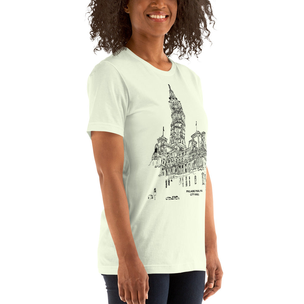 Philly City Hall T-Shirt, Adult, Unisex