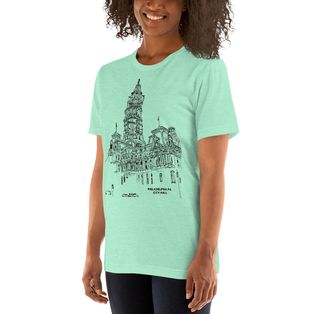 Philly City Hall T-Shirt, Adult, Unisex