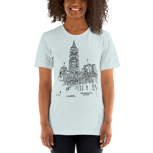 Philly City Hall T-Shirt, Adult, Unisex