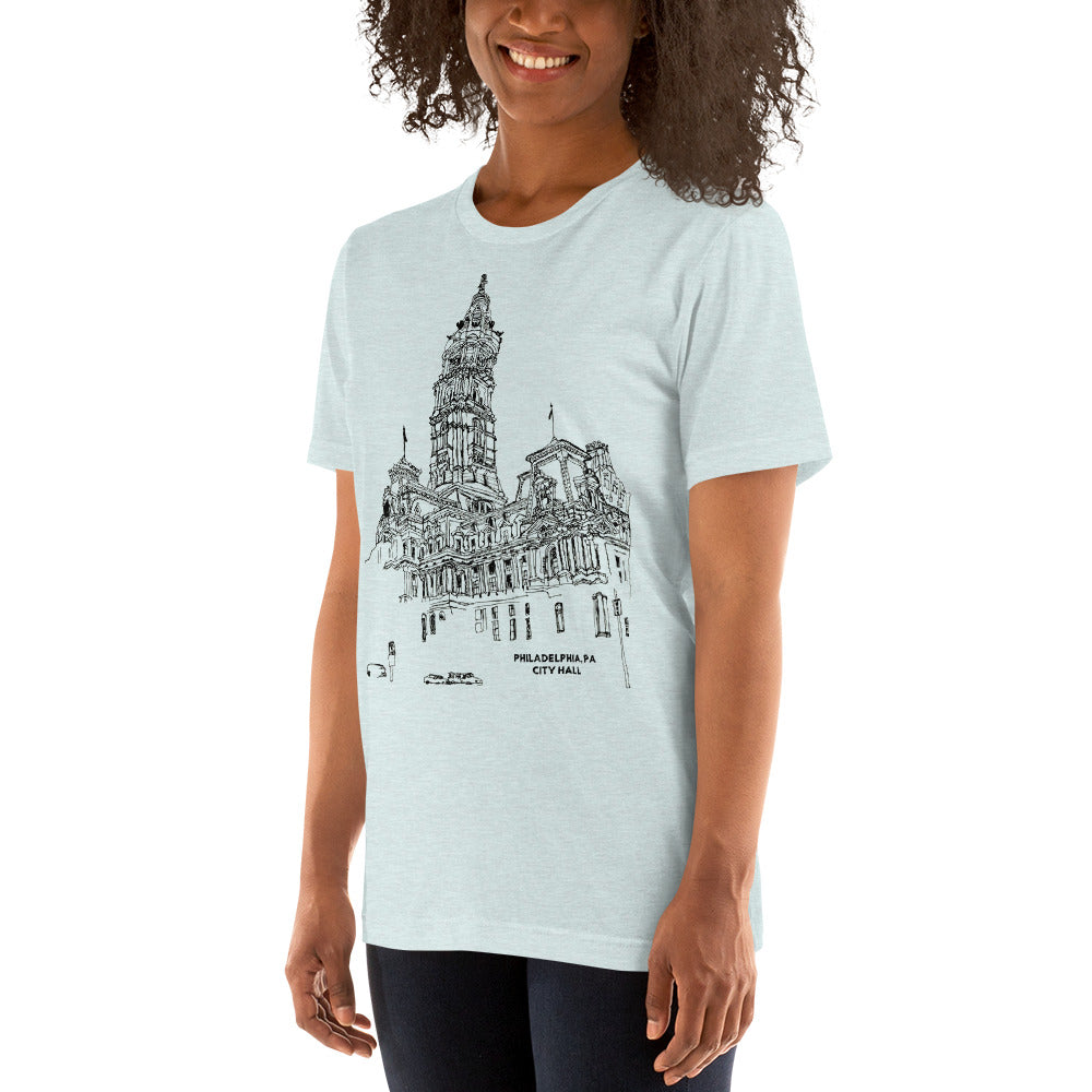 Philly City Hall T-Shirt, Adult, Unisex