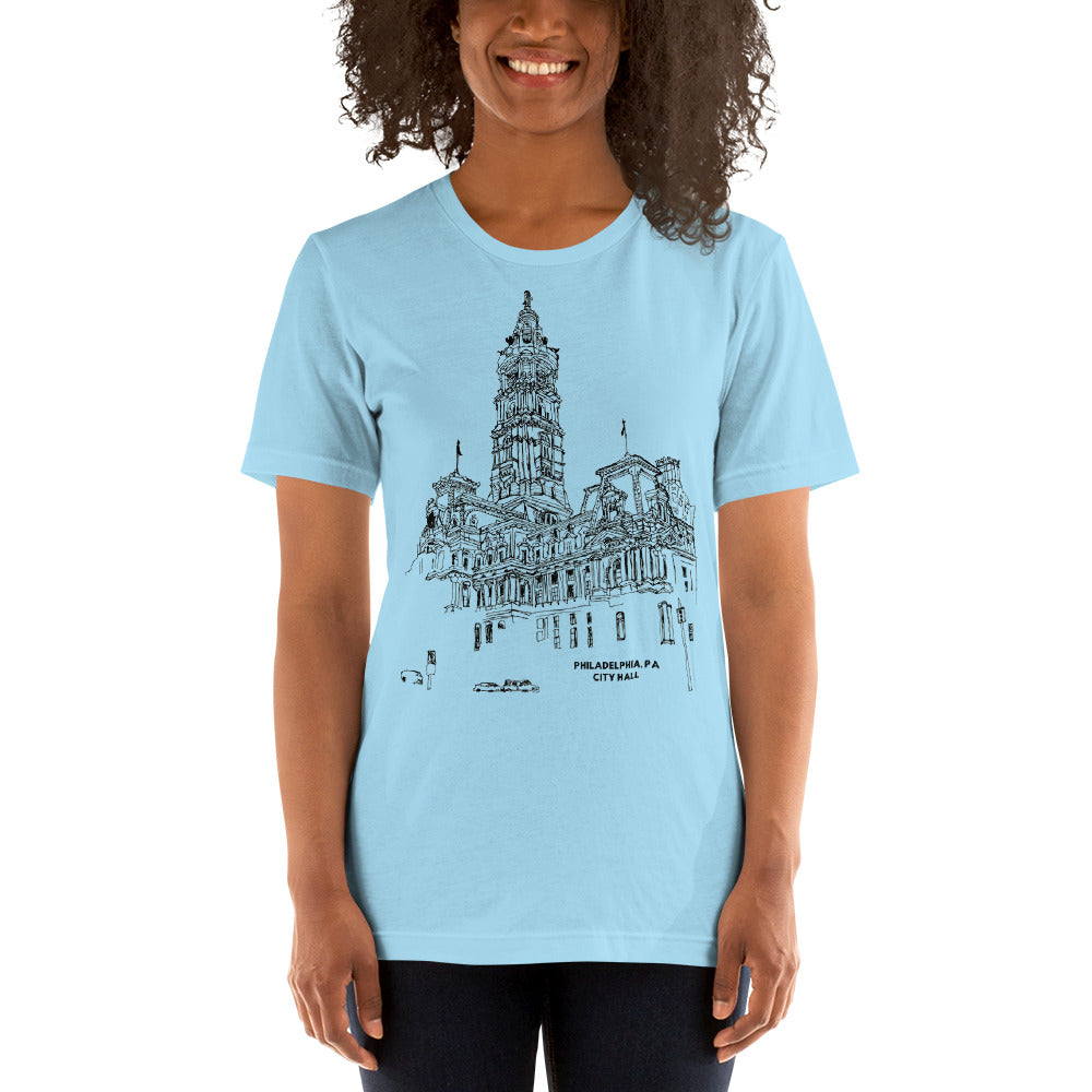 Philly City Hall T-Shirt, Adult, Unisex