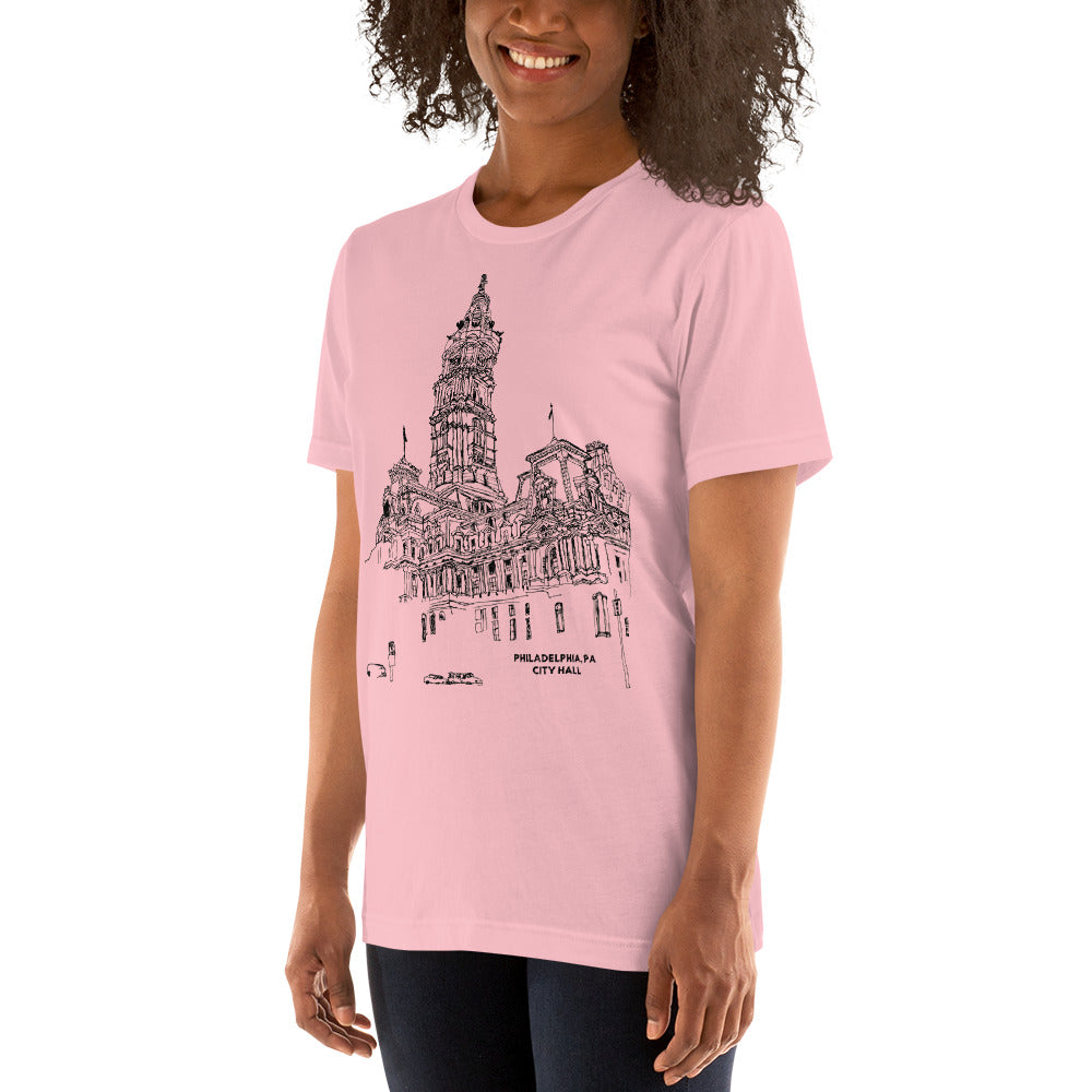 Philly City Hall T-Shirt, Adult, Unisex