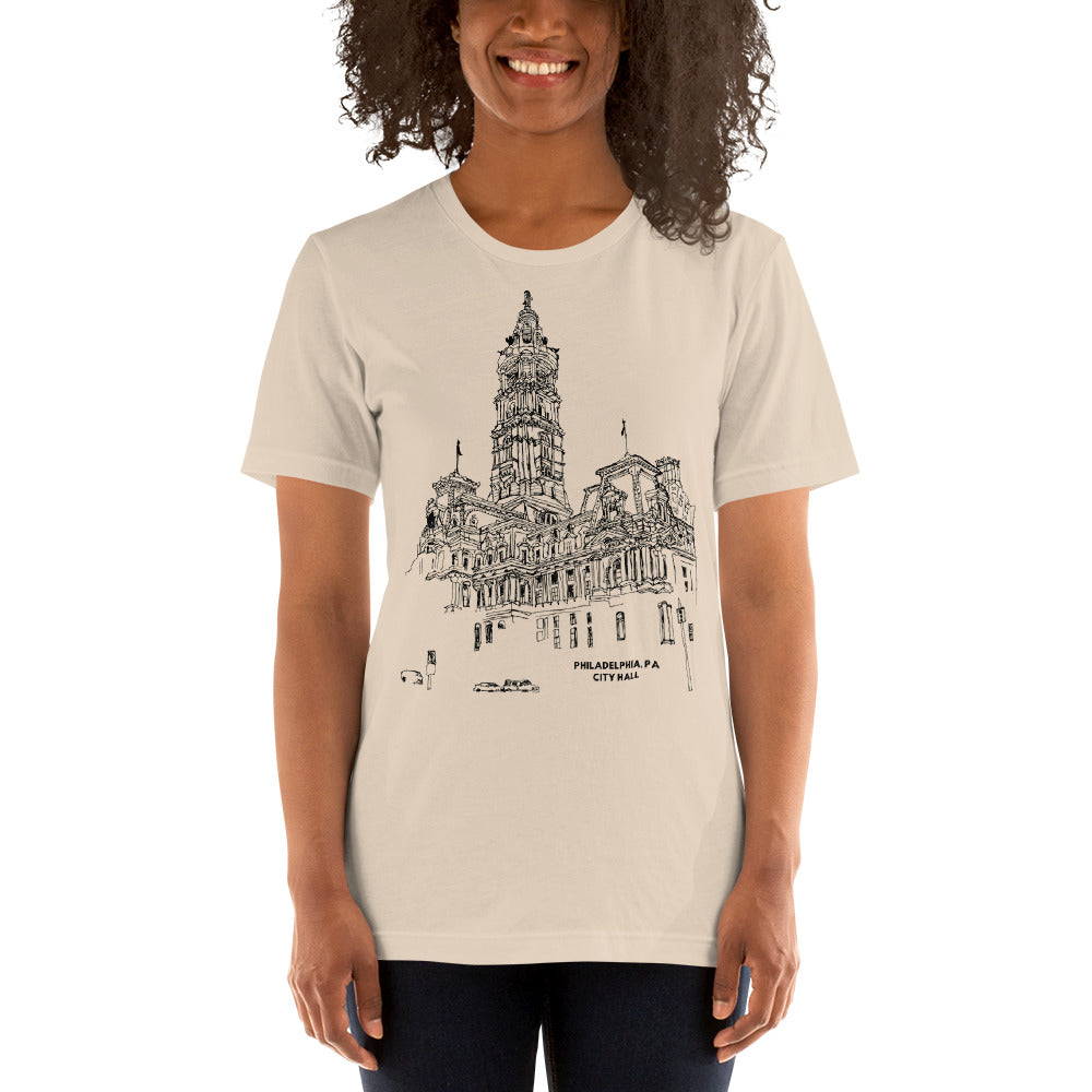 Philly City Hall T-Shirt, Adult, Unisex