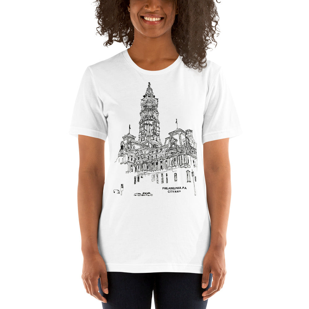 Philly City Hall T-Shirt, Adult, Unisex