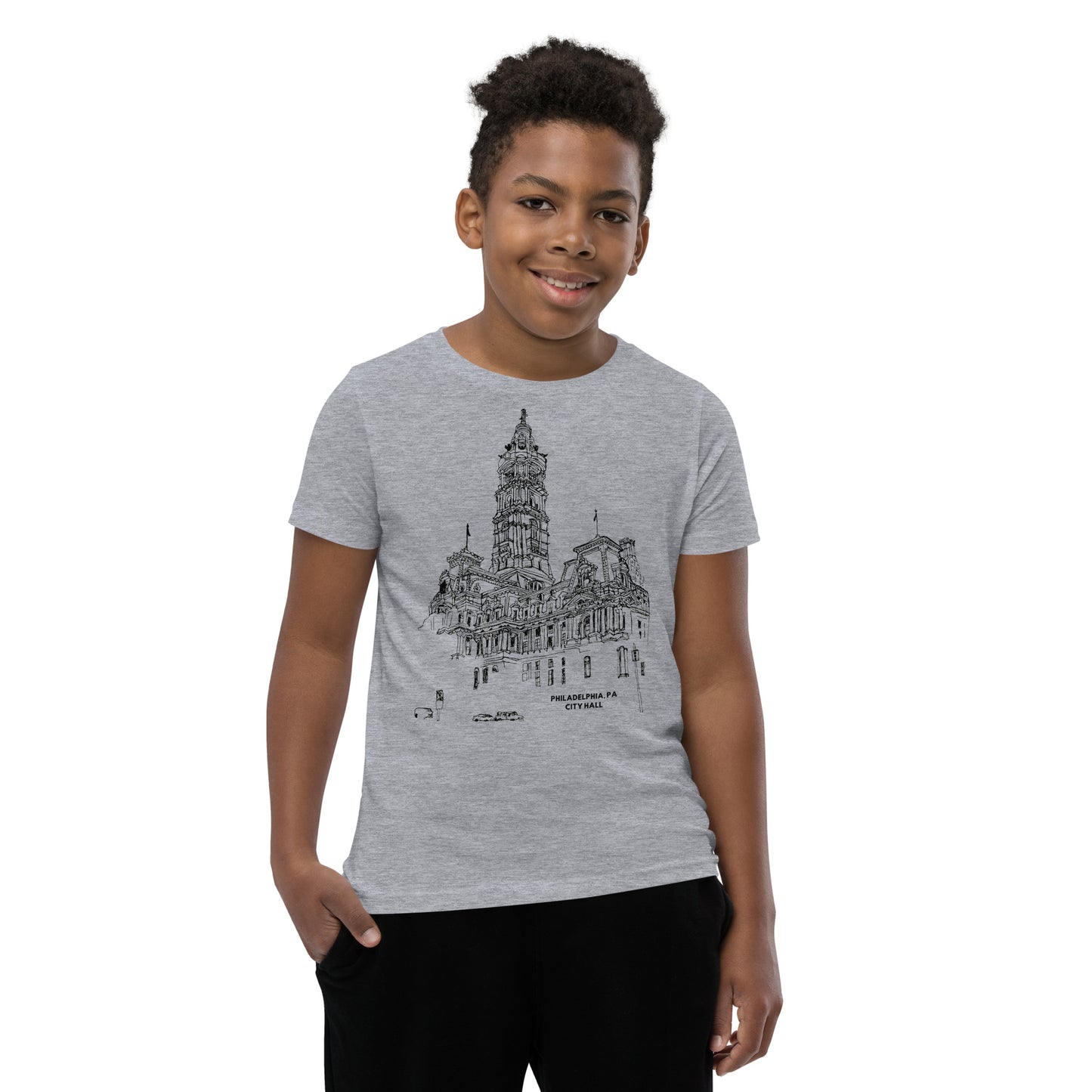 Philly City Hall, Kids T-Shirt